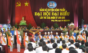 Đại hội Đảng bộ TX Đông Triều lần thứ XXIII, nhiệm kỳ 2010- 2015