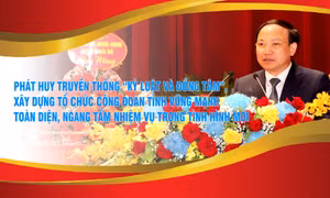 Phát huy truyền thống “Kỷ luật và Đồng tâm”, xây dựng tổ chức công đoàn tỉnh vững mạnh toàn diện, ngang tầm nhiệm vụ trong tình hình mới