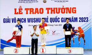 Đoàn Quảng Ninh giành 13 huy chương tại Giải vô địch Wushu trẻ Quốc gia 2023