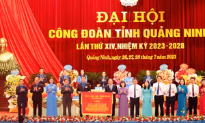 Khai mạc Đại hội Công đoàn tỉnh Quảng Ninh lần thứ XIV, nhiệm kỳ 2023-2028