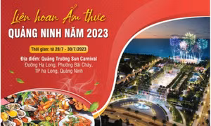 Liên hoan ẩm thực Quảng Ninh năm 2023 diễn ra từ 28-30/7