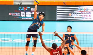 Bóng chuyền nam Việt Nam thua Thái Lan ở bán kết AVC Challenge Cup