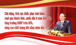 Chủ động, tích cực khắc phục khó khăn, vượt qua thách thức, phấn đấu 8 năm liên tiếp tăng trưởng GRDP trên 10%, nâng cao chất lượng đời sống nhân dân