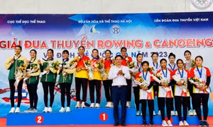 Quảng Ninh giành 9 HCV tại Giải Đua thuyền Rowing&Canoeing vô địch trẻ quốc gia 2023