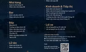 DU THUYỀN ESSENCE GRAND CRUISES TUYỂN DỤNG CÁC VỊ TRÍ