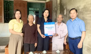 Đại biểu Quốc hội thăm, tặng quà người có công trên địa bàn huyện Hải Hà