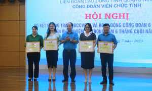 Công đoàn viên chức tỉnh triển khai nhiệm vụ 6 tháng cuối năm 2023