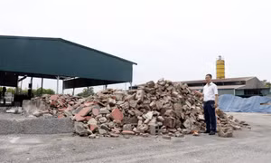 Nan giải phế thải xây dựng và chuyện biến rác thành... tiền 