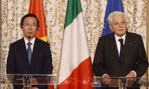 Chủ tịch nước Võ Văn Thưởng và Tổng thống Italy họp báo chung, thông tin về việc Nghị viện Italy phê chuẩn EVIPA