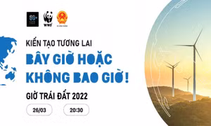 Giờ Trái đất năm 2022: "Kiến tạo tương lai - Bây giờ hoặc không bao giờ"