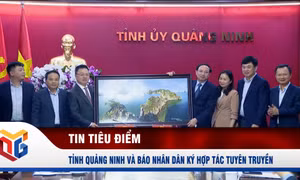 Tỉnh Quảng Ninh và Báo Nhân Dân ký kết chương trình phối hợp giai đoạn 2022-2025