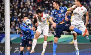 Việt Nam hoà Nhật Bản ở vòng loại World Cup
