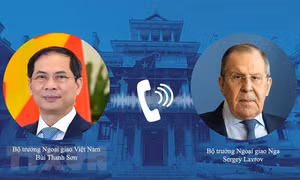 Bộ trưởng Ngoại giao Việt Nam-Nga điện đàm về tình hình Ukraine