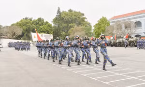 Lữ đoàn 147 (Bộ Tư lệnh Vùng 1 Hải quân) ra quân huấn luyện năm 2022