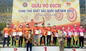 Quảng Ninh giành 9 huy chương, đứng thứ 5 tại Giải Vô địch Cung thủ xuất sắc quốc gia 2022