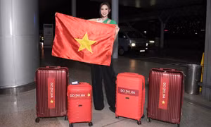 Hoa hậu Đỗ Thị Hà trở lại Puerto Rico dự vòng chung kết Hoa hậu Thế giới