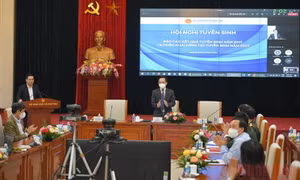 Đăng ký xét tuyển trực tuyến, trên cùng một hệ thống