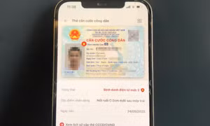 Hiển thị căn cước điện tử trên VNeID từ 1/7