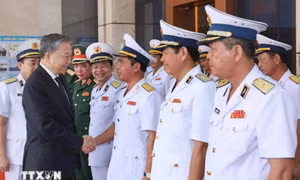 Chủ tịch nước Tô Lâm: Củng cố vững chắc 'thế trận lòng dân' trên biển