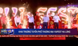 Khai trương tuyến phố thương mại VuiFest Hạ Long