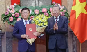 Lễ trao Quyết định bổ nhiệm chức vụ Phó Thủ tướng Chính phủ và Bộ trưởng Công an nhiệm kỳ 2021-2026
