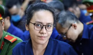 Trương Huệ Vân bị cáo buộc giúp bà Trương Mỹ Lan lừa 13.000 tỷ đồng của trái chủ