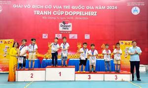 Quảng Ninh giành 5 HCV Giải Vô địch Cờ vua trẻ Quốc gia 2024