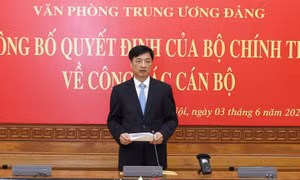 Đồng chí Nguyễn Duy Ngọc giữ chức Chánh Văn phòng Trung ương Đảng