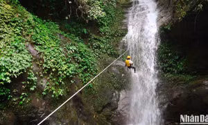 Vượt thác khám phá sườn đông Tam Đảo