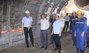 Đẩy nhanh tiến độ phương án thoát nước 3 mỏ lộ thiên