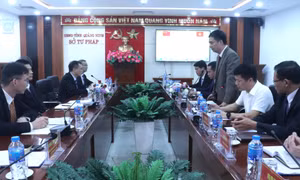 Sở Tư pháp tỉnh làm việc với Sở Tư pháp Khu tự trị dân tộc Choang Quảng Tây, Trung Quốc