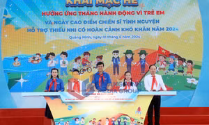 Khai mạc hè, hưởng ứng Tháng hành động vì trẻ em năm 2024