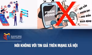 Nói không với tin giả trên mạng xã hội