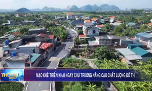 Mạo Khê triển khai ngay chủ trương nâng cao chất lượng đô thị