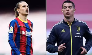 Juventus có thể thay Ronaldo bằng Griezmann