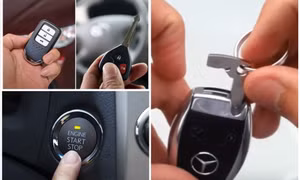 Mẹo mở cửa ôtô, khởi động xe khi chìa khóa thông minh hết pin