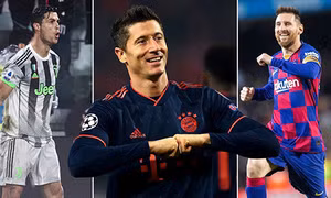 Chiếc giày Vàng châu Âu 2020/21: Lewy độc chiếm đỉnh bảng, Messi và Ronaldo ganh đua đến phút cuối