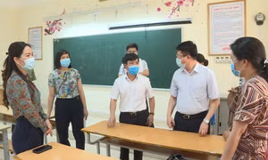 Lãnh đạo tỉnh kiểm tra công tác chuẩn bị kỳ thi tuyển sinh lớp 10 THPT năm học 2021 - 2022