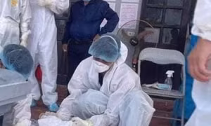 Nhân viên y tế bị sốc nhiệt, ngất xỉu vì nắng nóng ở Bắc Giang