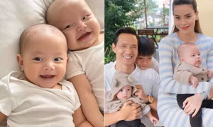 Cặp song sinh của Hà Hồ - Kim Lý được yêu mến
