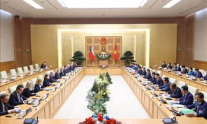 Thủ tướng Phạm Minh Chính hội đàm với Thủ tướng Cộng hòa Séc Petr Fiala