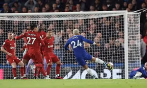 Chelsea hòa không bàn thắng với Liverpool