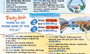 Bộ sản phẩm khởi hành hè 2023