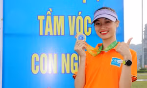Đam mê điền kinh của cô gái Cô Tô