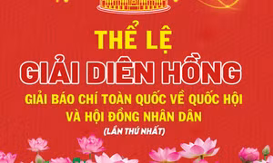 Thể lệ Giải báo chí toàn quốc về Quốc hội và Hội đồng nhân dân (Giải Diên Hồng)