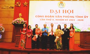 Đại hội Công đoàn cơ quan Văn phòng Tỉnh ủy lần thứ II, nhiệm kỳ 2023-2028