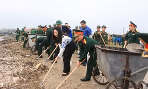 Lực lượng vũ trang tỉnh chung tay bảo vệ môi trường