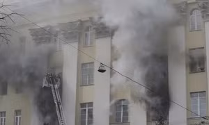 Hỏa hoạn tại tòa nhà của Bộ Quốc phòng Nga ở thủ đô Moskva