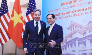 Bộ trưởng Ngoại giao Bùi Thanh Sơn hội đàm với Ngoại trưởng Hoa Kỳ Antony Blinken