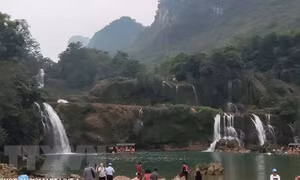 Kiểm tra hồ chứa thủy điện, dòng chảy để 'cứu' cảnh quan thác Bản Giốc